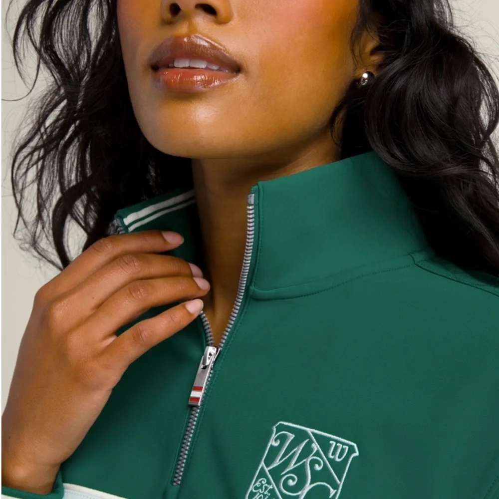 Wilson Green and White Varsity Jacket - Picture 4 of 9